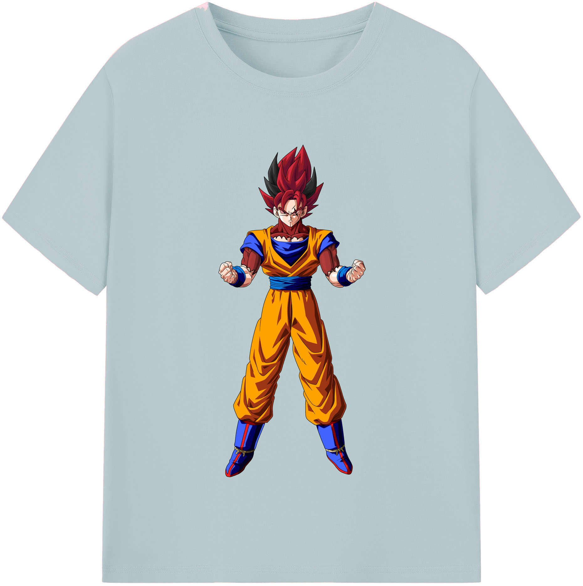 （画像用） ドラゴンボール 孫悟空（そん ごくう）Son Goku カカロット DRAGON BALL Kakarotto 綿100％半袖Tシャツ（フロントプリント）